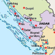 Zadar_Karte
